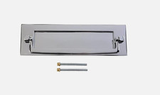 Polished Chrome Brass Letter