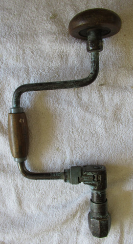 Vintage ratchet brace drill