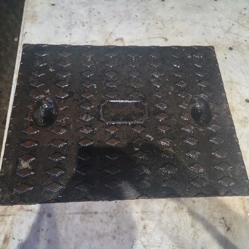 Cast iron manhole drain - cast,
