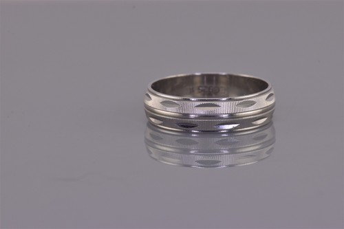 Sterling silver 6mm - silver, grooved