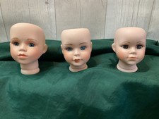 Vintage  Porcelain Doll Heads