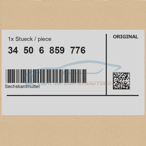 Genuine bmw 34506859776 hex - -,