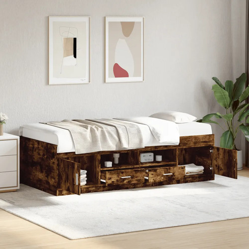 Walplus smoked oak daybed - smoked,