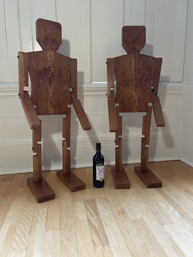 Wooden mannequin pair of - wooden,