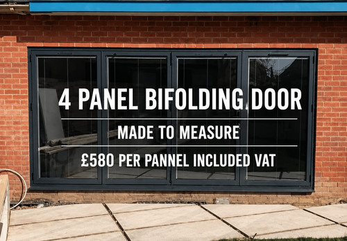 Aluminium bifold door 4 - aluminium,