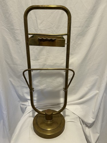 Vintage brass bathroom valet - vintage,