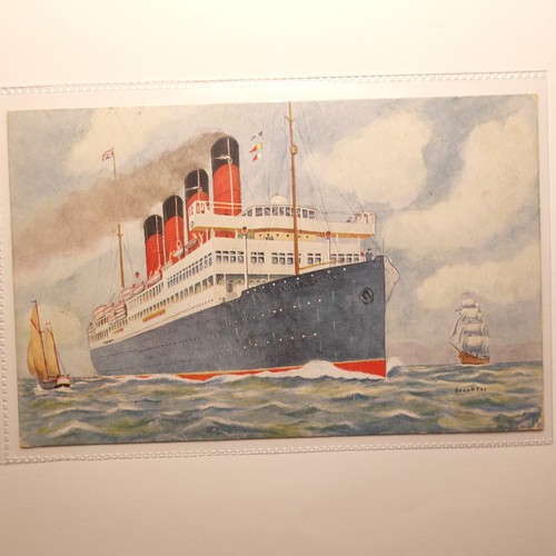 Postcard union castle - union-castle, rms