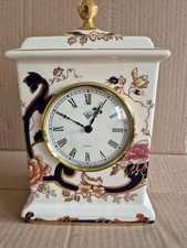 Masons ~Blue Mandalay ~ Carriage Clock~ New Battery~ Perfect.