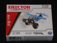 Erector by, Meccano - BLUE PLANE Metal Model Building Kit Boy Toy Arts/Crafts