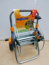 Hozelock 2437 empty metal hose cart holds 60mtr hose pipe