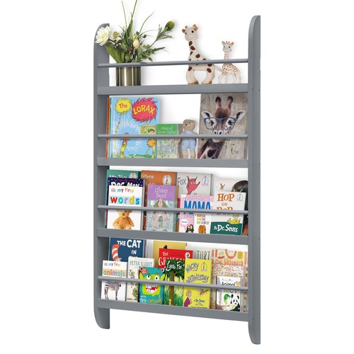 Grey tier wall mounted - grey, 4-tier