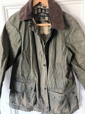 Barbour Classic Beadnell Waxed Jacket sage size uk 10 Green