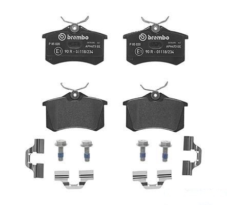 Brembo rear brake pad - brembo, for