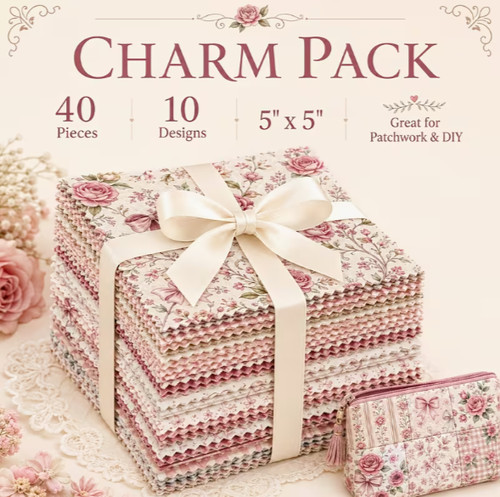 Charm pack pre cut - charm, 5"