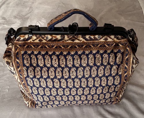 Vintage british carpet bag - vintage,