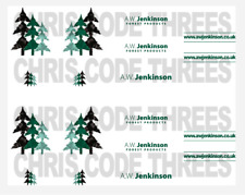 Code 3 Adhesive Vinyl Decal Suit White Cabs - A W Jenkinson - 1/50 & 1/76