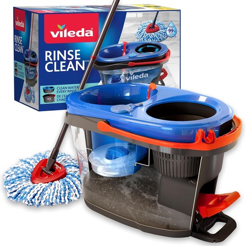 Vileda rinseclean spin mop - spin,