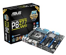 ASUS P8Z77 WS Workstation motherboard Z77 LGA1155 4*DDR3 ATX Tested ok