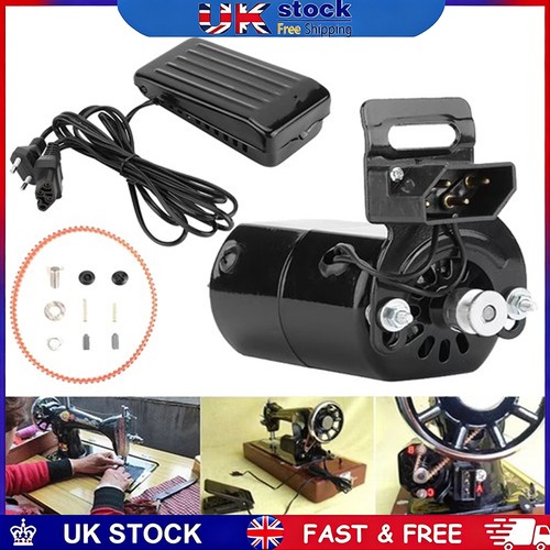 Sewing machine motor with foot - machine,