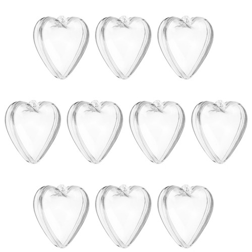 Pcs clear fillable - fillable, heart
