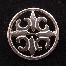 Sterling silver brooch St
