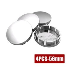 56mm Car Wheel Center Caps Hub Tyre Rim Hub Chrome Cap Cover Accessory Universal