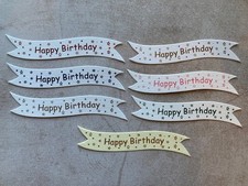 10 x Foiled Happy Birthday
