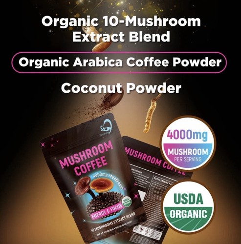 Mushroom coffee blend - mushroom,
