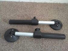 Used fishing seat box.RIVE D36 BLACK SHORT FOOTPLATE TELESCOPIC LEGS