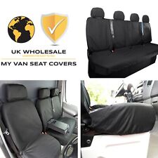 MERCEDES SPRINTER SEAT COVERS (2006 ONWARDS) TAILORED BLACK