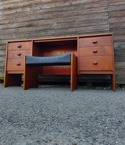 Mid century stag cantata - cantata, teak
