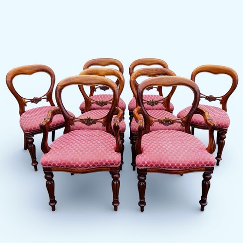 Set balloon back mahogany - back,