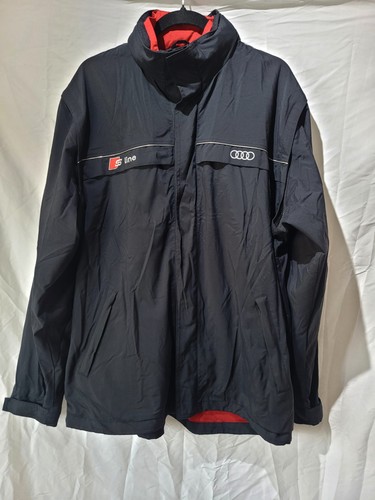 Audi line black men jacket - black, men's