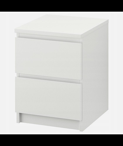 Ikea malm white - 2, drawer