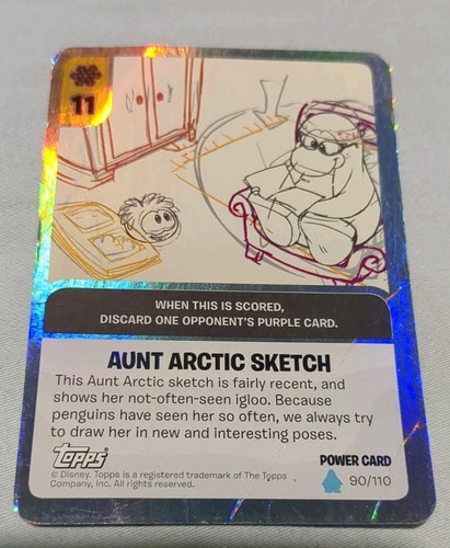Club penguin trading card - penguin,