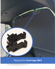 Set: Ford Kuga MK3 Boot Cover Bracket / Sun Shade / Hat Rack