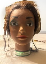 Roxanne Hair Styling Mannequin Training Head with Natural Hair Pivot Point