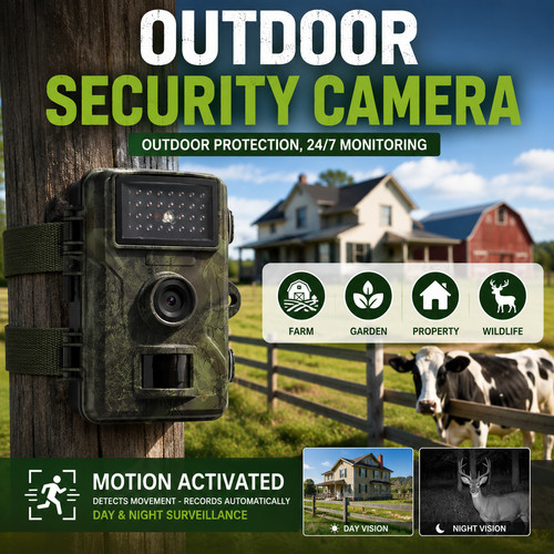 Trail camera outdoor security - camera,