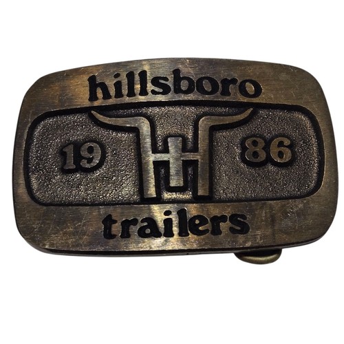 Cattle trailers belt buckle - cattle,