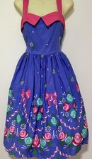 Lindy Bop Saskia Blue Folk