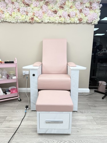 Pink white rem - pink/white, pedicure