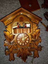 Musical Cuckoo Clock Black