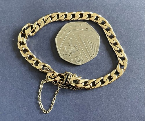 9ct 375 yellow gold thick - 375,