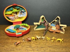 Polly Pocket And Mattel Disney The Lion King Compact Playset Lot