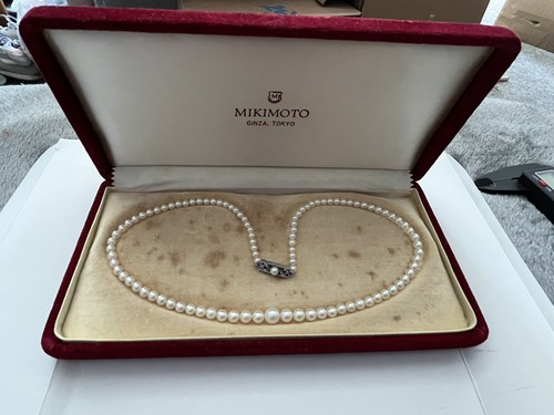 Vintage mikimoto akoya pearl - mikimoto,