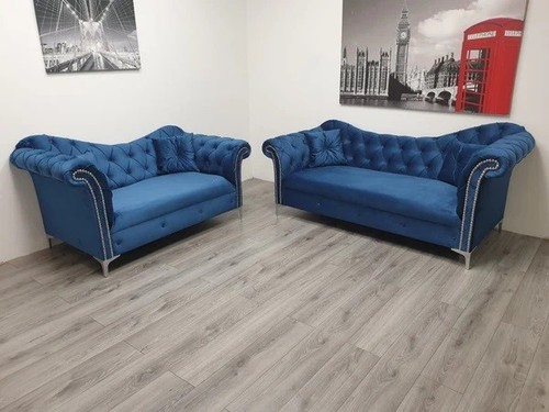 Stella velvet baroque sofa - velvet,