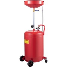 Uimoso Waste Oil Drain Tank Portable Oil Drain 20Gallon Air Operate w/ Air Valve