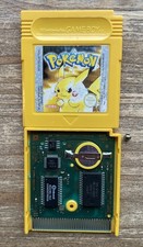NEW BATTERY Pokemon Yellow Nintendo Gameboy Color Advance Game, GENUINE!