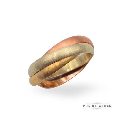 9ct tri colour russian wedding - russian,
