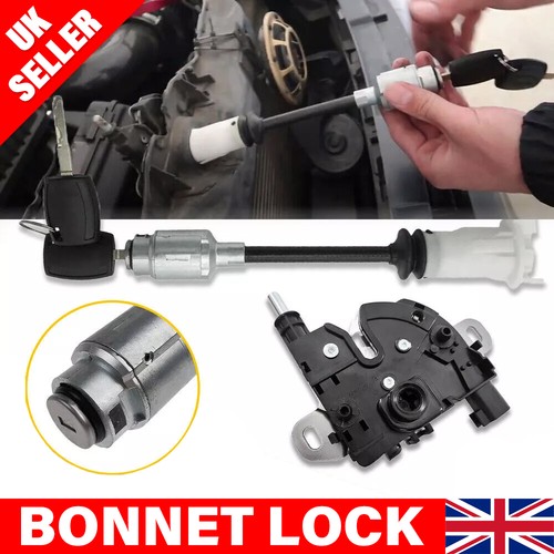 Bonnet release lock latch - bonnet,
